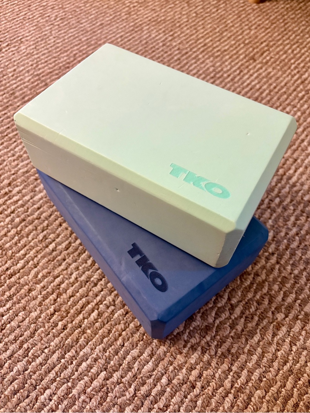 TKO Soft And Supportive Yoga Blocks - Set of 2